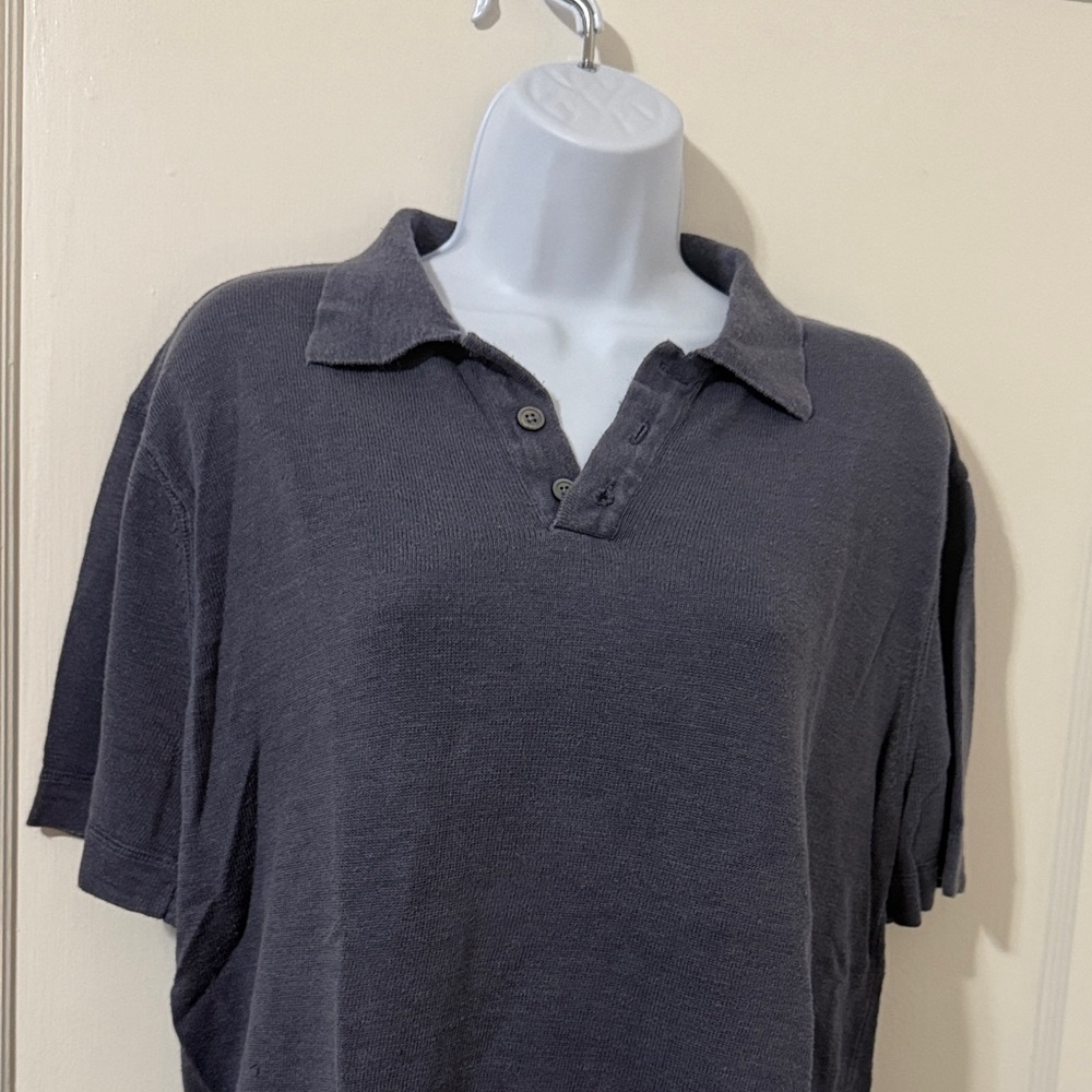 Banana Republic Linen Cotton Polo Top - Picture 2 of 16